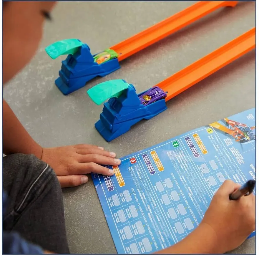 Игрушечный трек Hot Wheels Steam Tory Launcher Kit Challenge Auto HDY48