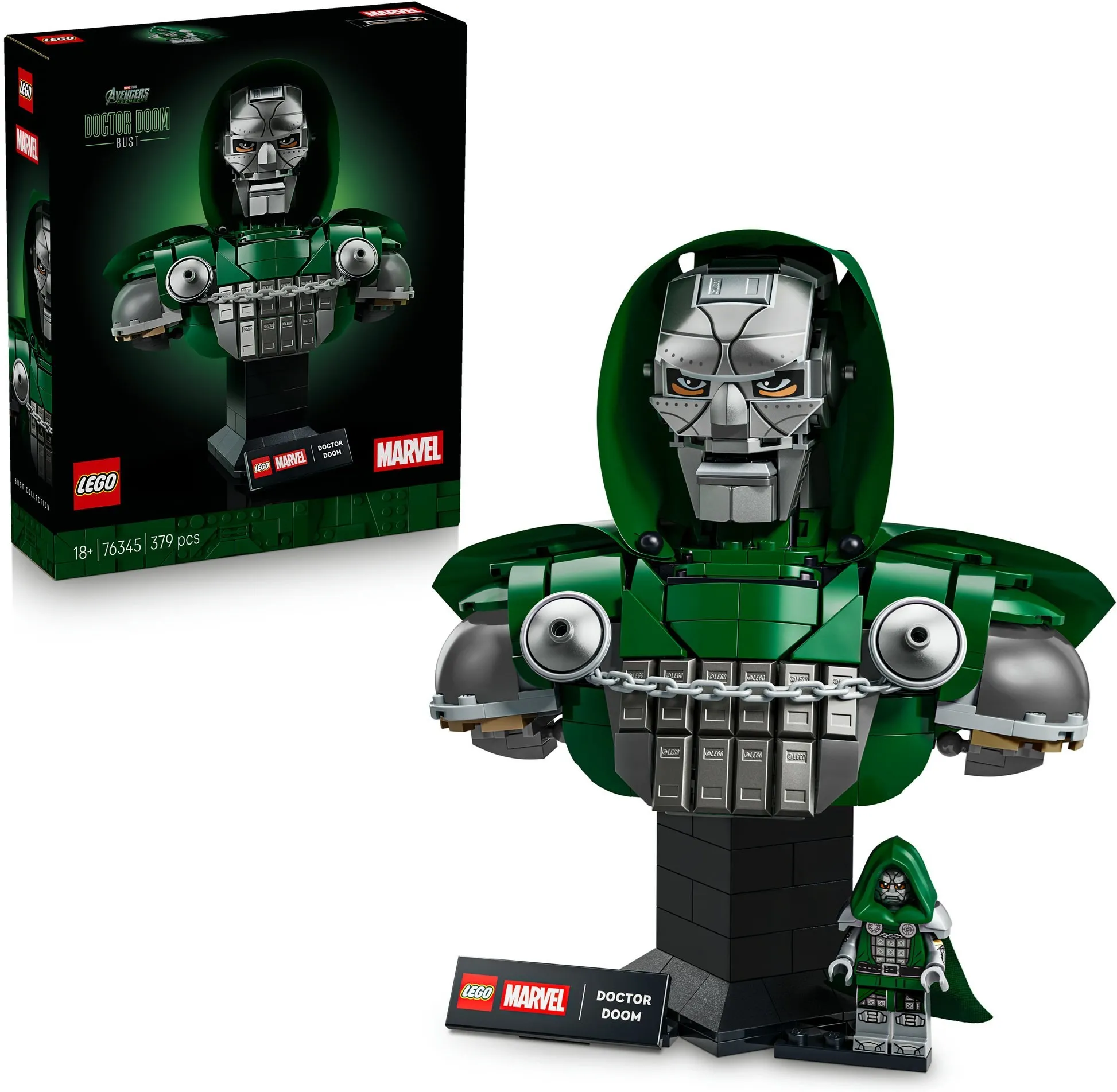 Конструктор LEGO Marvel 76345 Бюст Доктора Дума