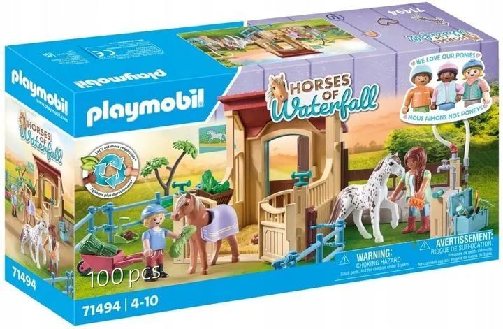 Конструктор Playmobil Horses of Waterfall - Конюшня, отличные приключения на ранчо Waterfall - Плеймобиль 71494