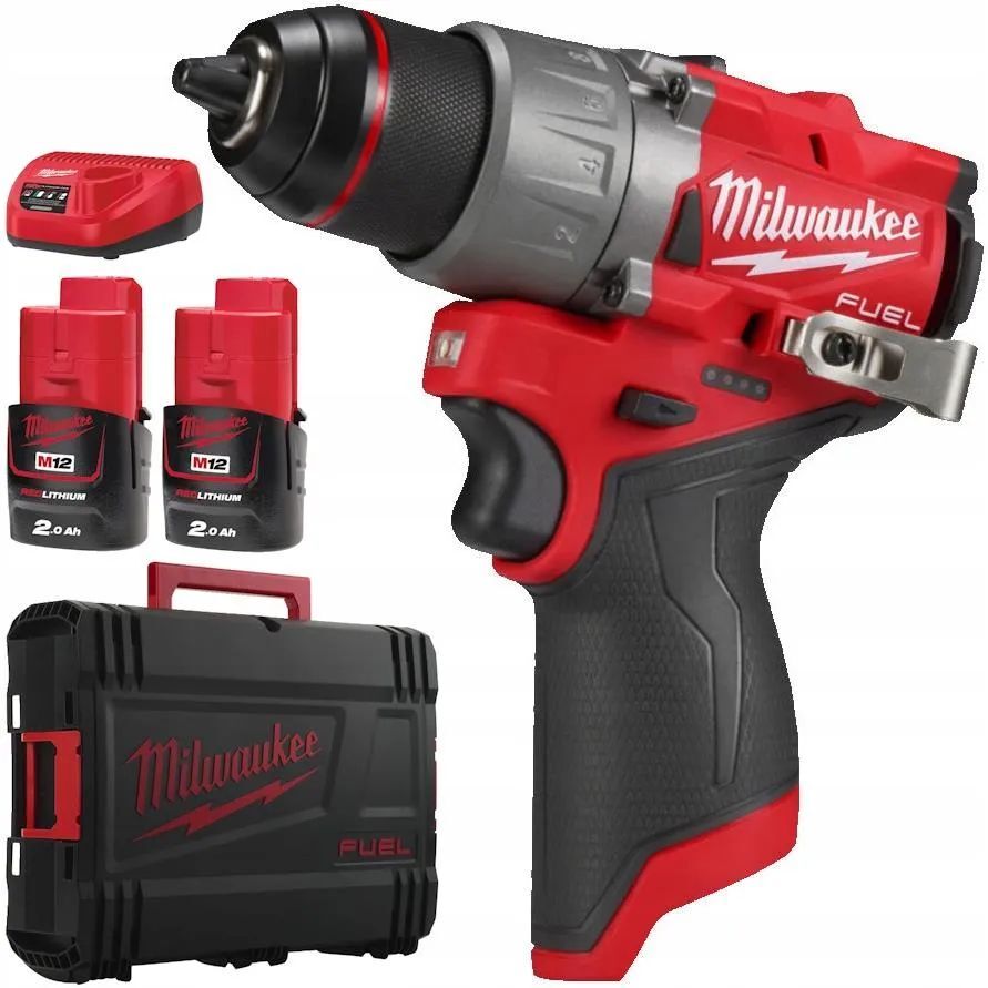 Дрель-шуруповёрт Milwaukee M12 FDD2-202X 2 2.0 Ah и ЗУ 4933479873