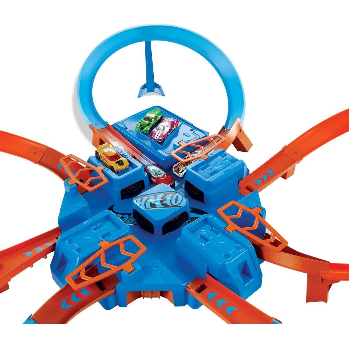 Игровой набор Hot Wheels Мега трек Перекресток  DTN42