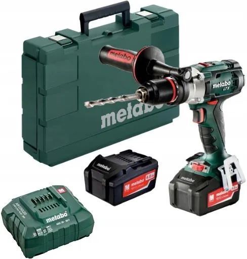 Дрель-шуруповерт аккумуляторная Metabo SB 18 LTX Impuls 602192500 в кейсе metaBOX с 2 аккумуляторами 4.0 Ah и ЗУ