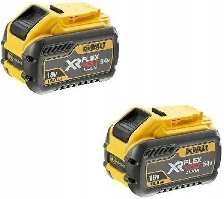 Набор аккумуляторов DeWalt DCB548Y2-XJ, 2 АКБ Li-Ion FlexVolt (18/54 В, 12.0/4.0 Ач)