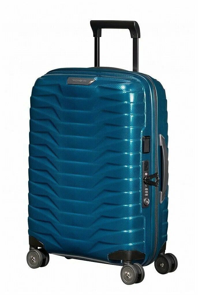 Чемодан Samsonite Proxis 55 x 40 x 20/23 см, 44 л, Petrol Blue (126035-1686)