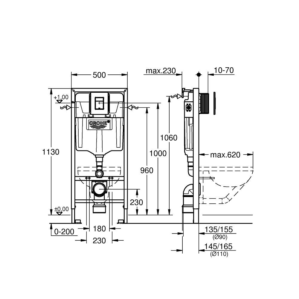 Система инсталляции Grohe Solido LP3091