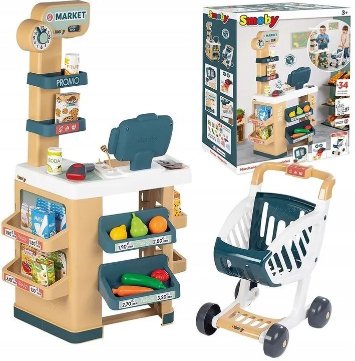 Игровой набор Smoby Market 350238 (продуктовый магазин с кассой)