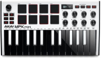 MIDI-клавиатура AKAI MPK Mini MK3, белая