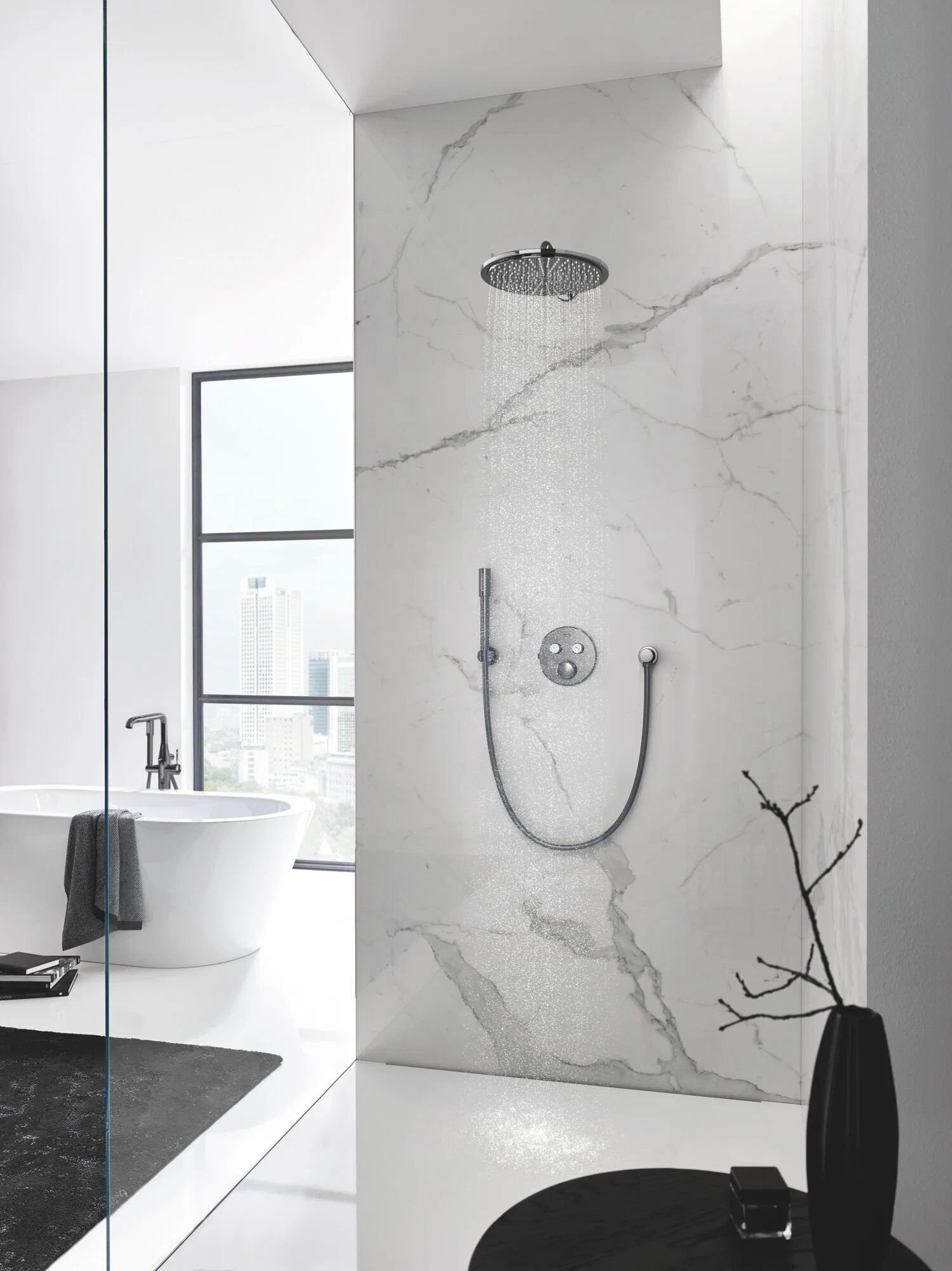 Душ с ручной лейкой Grohe Sena Stick Hard Graphite 26465A00