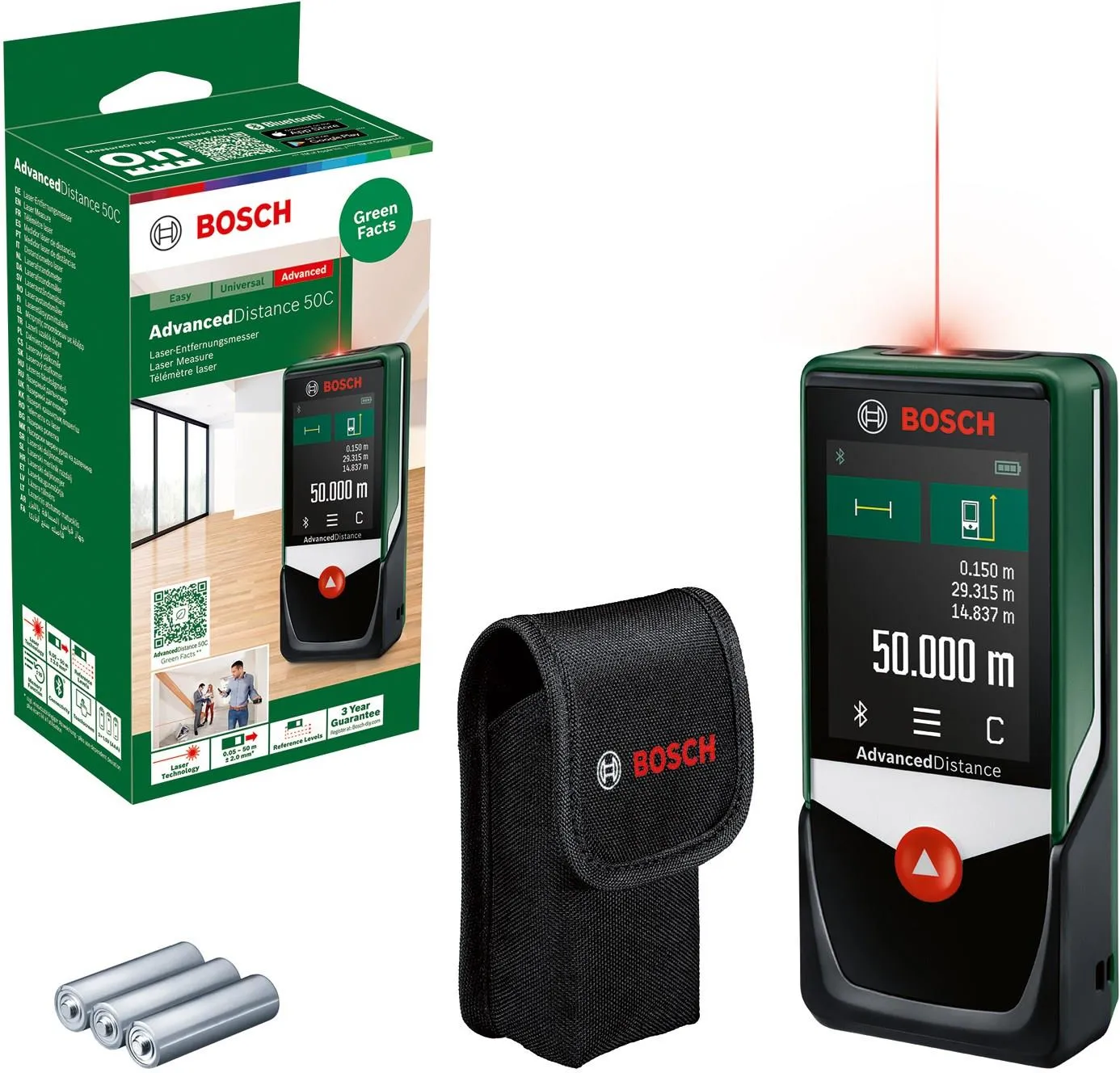 Лазерный дальномер Bosch AdvancedDistance 50C 0603672202