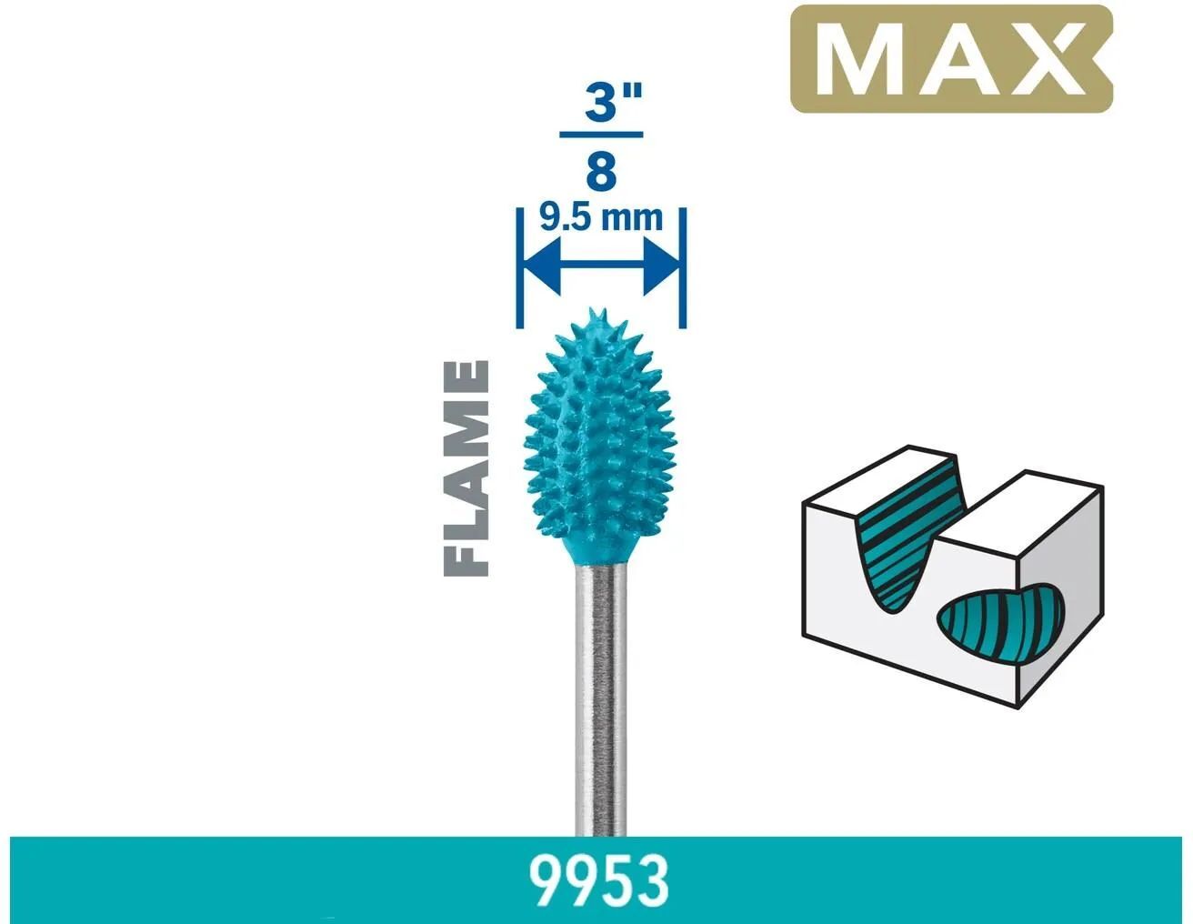 Насадка для резьбы Dremel Power Carving MAX (9953) 26159953DM