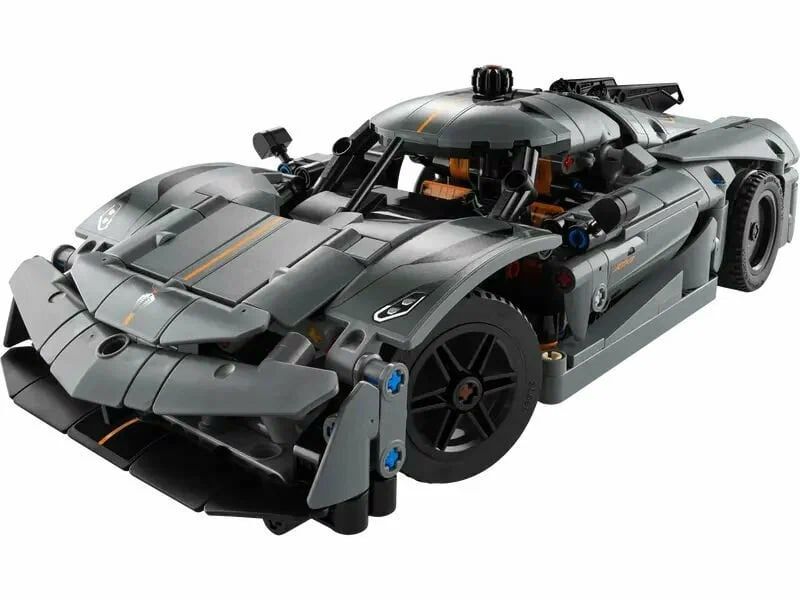 LEGO Technic 42173 Серый гиперкар Koenigsegg Jesko Absolut