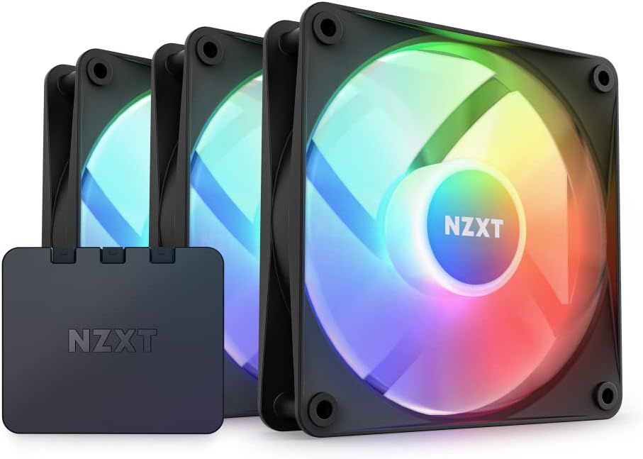 Набор вентиляторов для корпуса ПК NZXT F120 RGB Core, черный