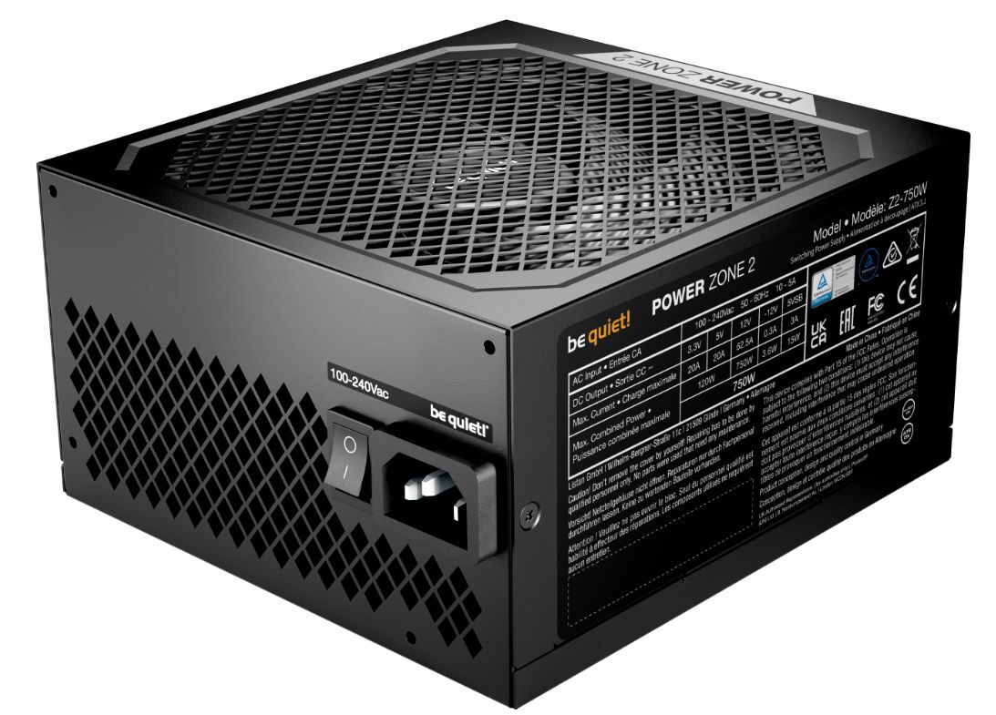 Блок питания be quiet! Power Zone 2 750W ATX 3.1 PCIe 5.1 (BP006EU)