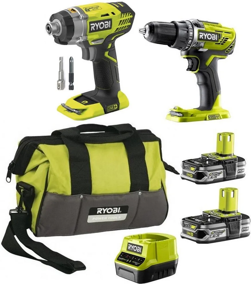 Аккумуляторный ударный винтоверт RYOBI RID1801M