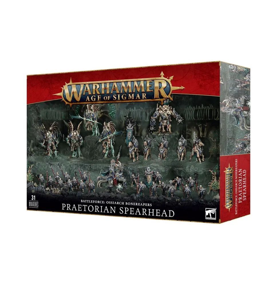Миниатюры для настольной игры Games Workshop; Age of Sigmar - Ossiarch Bonereapers: Praetorian Spearhead