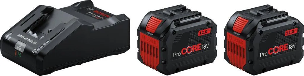 Набор 2 аккумулятора + зарядное устройство Bosch 2xProCORE 18V 12.0Ah + GAL 18V-160 Professional 1600A02T5W