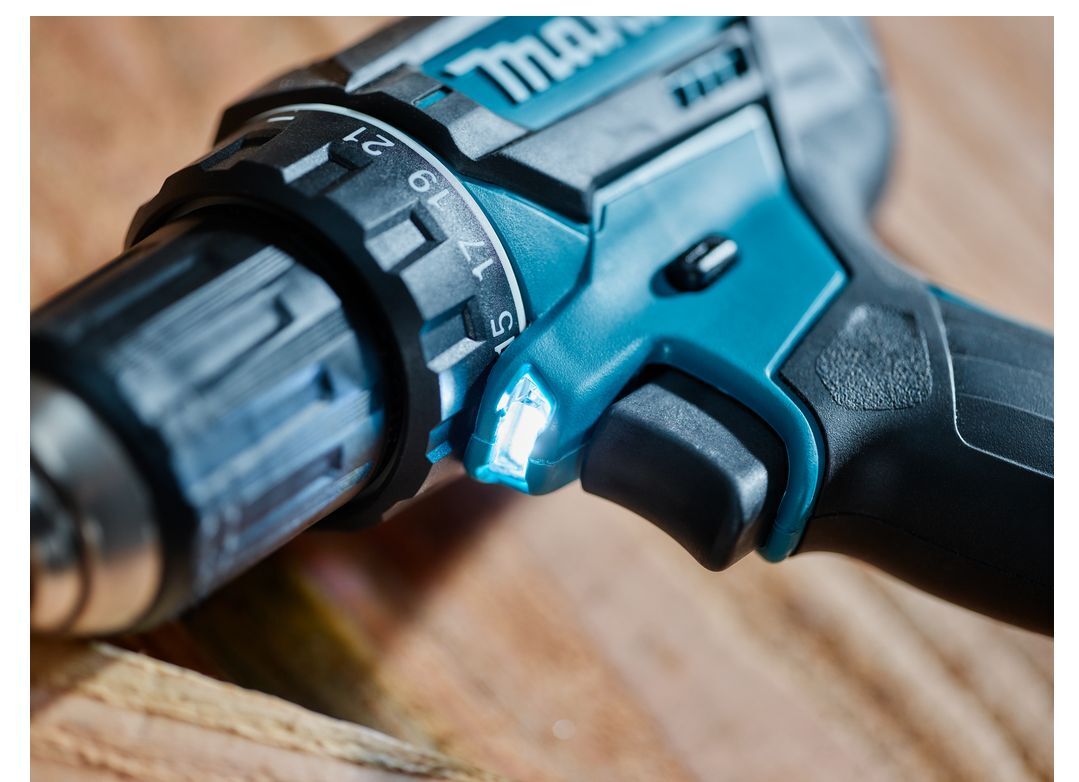 Ударная дрель Makita DHP482RFJ 18V с АКБ 2x3,0 Ah и ЗУ