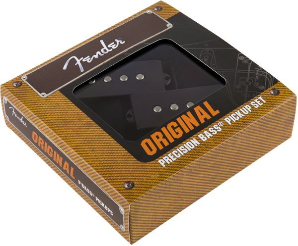 Звукосниматель для гитары Fender Precision P Bass Original Pickups Set Kit BLACK 099 2046 000