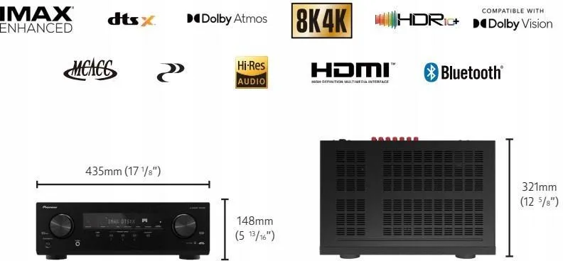 Ресивер Pioneer VSX-835D 7.2 Bluetooth
