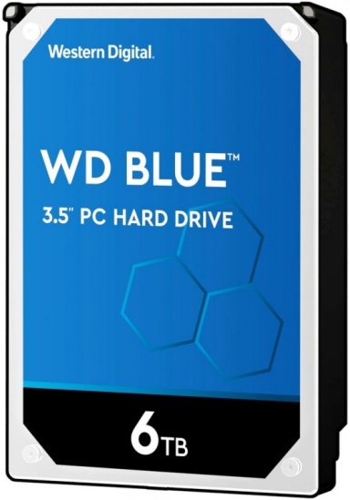 Серверный жёсткий диск Western Digital Blue 6 ТБ SATA 6Gb/s (WD60EZAX)