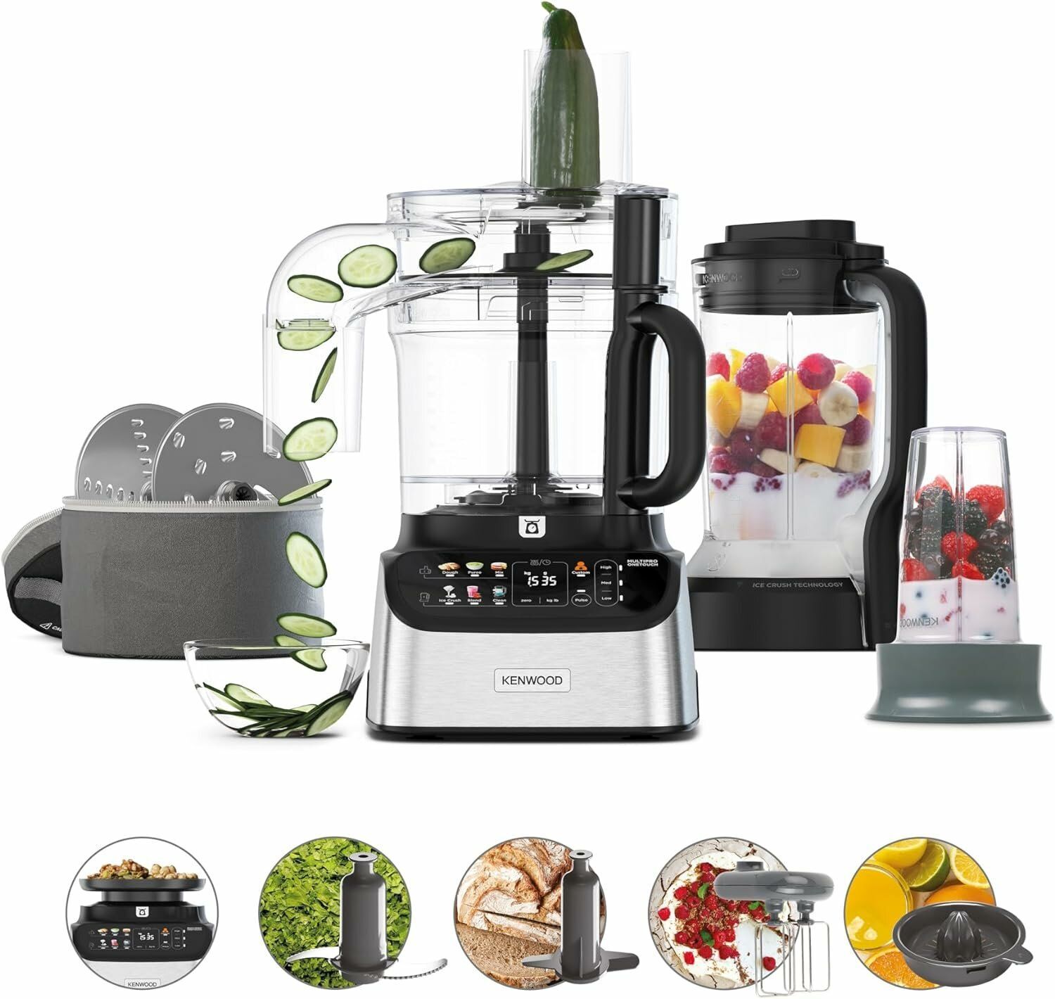 Кухонный комбайн Kenwood MultiPro OneTouch FDM73.850SS
