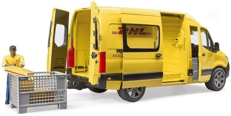 Игрушка Bruder Mercedes-Benz Sprinter DHL с фигуркой курьера (02671)