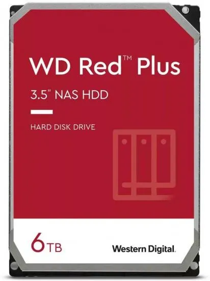 Жесткий диск Western Digital Red Plus 6TB SATA 3.5" (WD60EFPX)