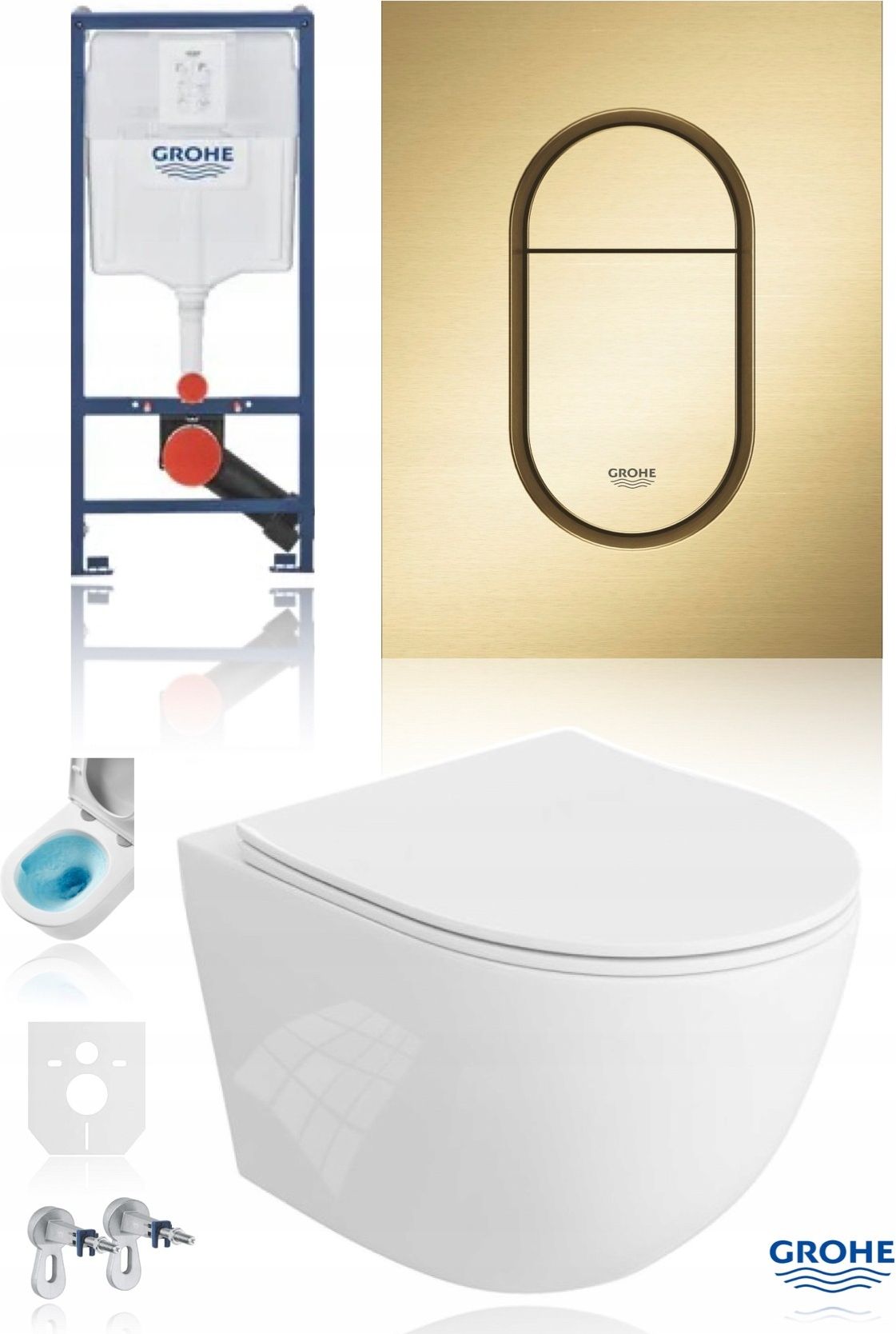 Комплект инсталляции с унитазом Grohe 37624GN0