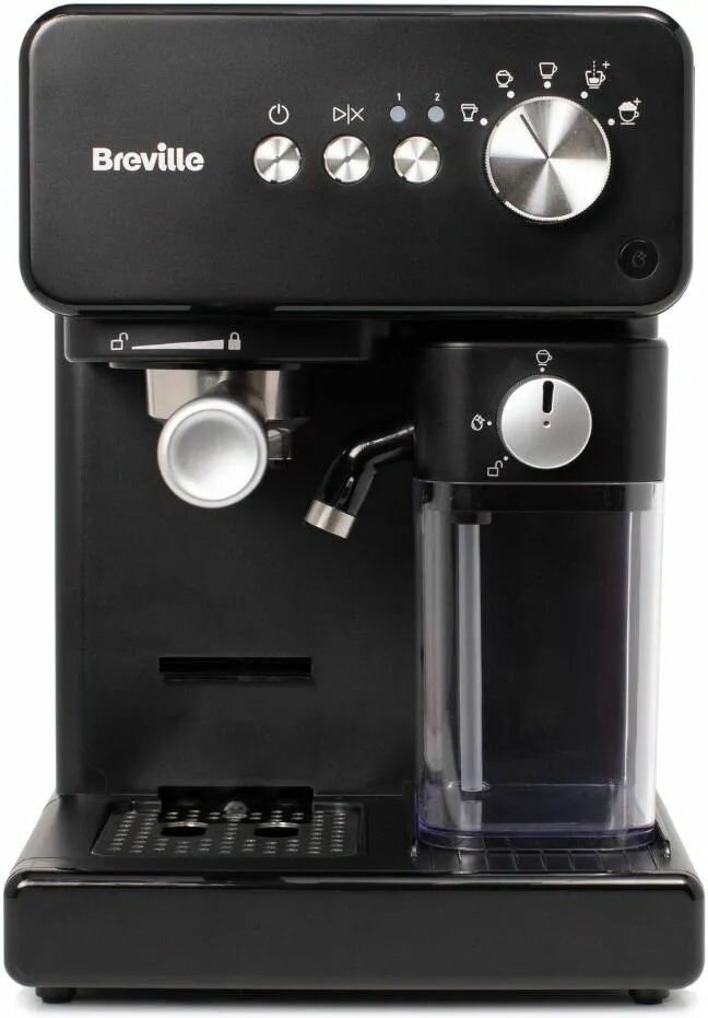 Рожковая кофеварка Breville Prima Latte Compact VCF183X, чёрная