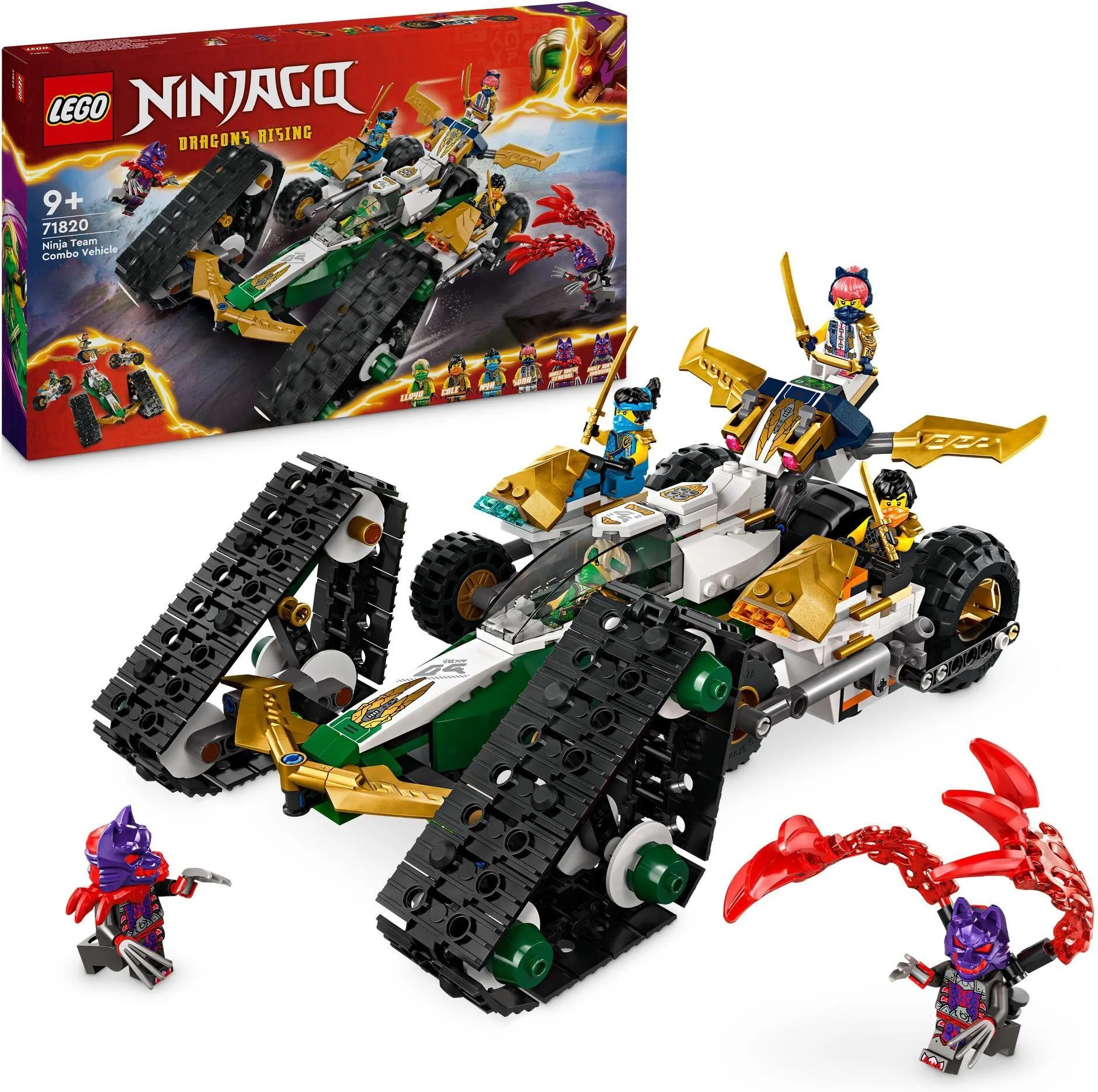 Конструктор LEGO Ninjago 71820 Многофункциональный транспорт ниндзя