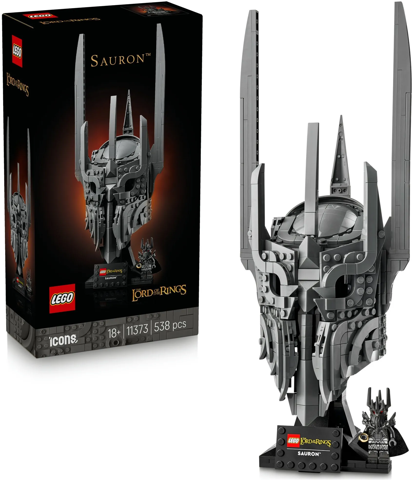 Конструктор LEGO Icons 11373 Властелин колец: Шлем Саурона