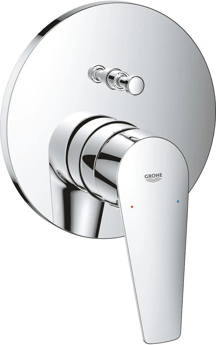 Однорычажный скрытый смеситель для ванны Grohe Bauedge 24162001 Хром
