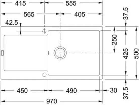 Кухонная раковина Franke Maris MRG 611-97 XL 114.0367.729, бежевый