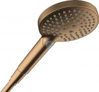 Ручной душ Hansgrohe Raindance Select S EcoSmart+ 26516140, шлифованная бронза