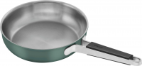 Сковорода без покрытия Zwilling Pure, 24 см, зеленая