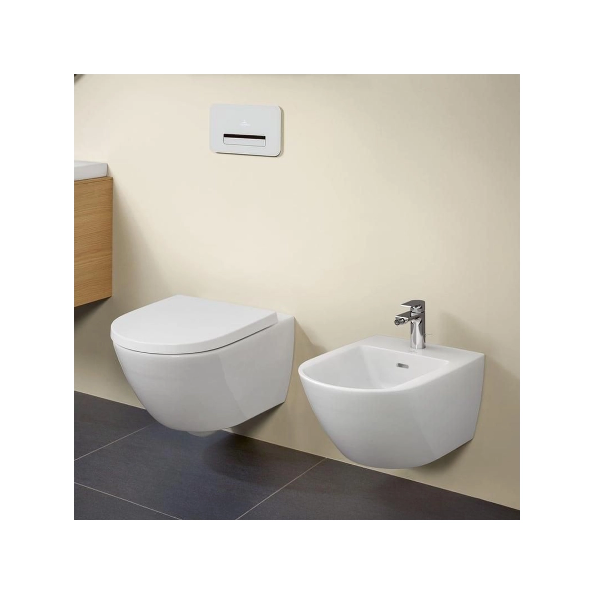 Комплект унитаза и биде Villeroy & Boch Subway 3.0 4670TSR1+447000R1
