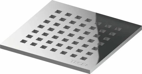 Декоративная решетка 142×142 мм TECE TECEdrainpoint S quadratum хром 3665009