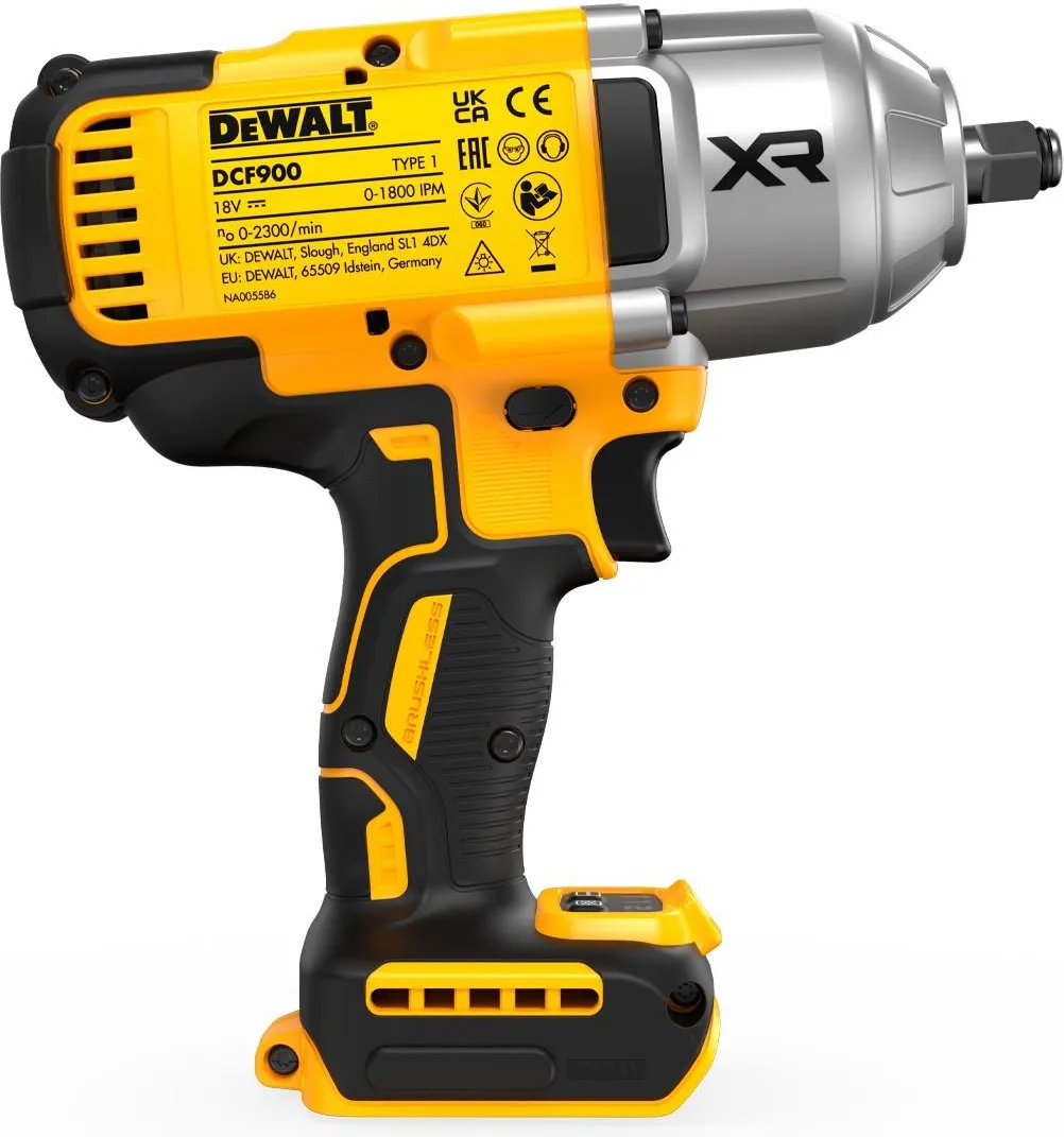 Аккумуляторный гайковерт DeWalt (DCF900P2G-QW), с 2 АКБ 5 Ач и ЗУ, в кейсе