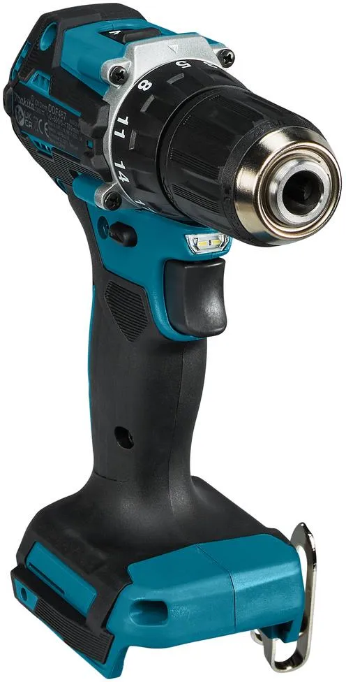 Аккумуляторная дрель-шуруповёрт Makita DDF487RTJ 18 В, 2×5,0 А·ч АКБ, ЗУ, кейс Makpac