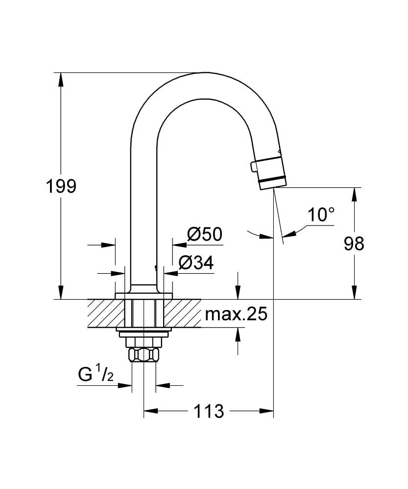 Универсальный смеситель Grohe Universal 20201AL0