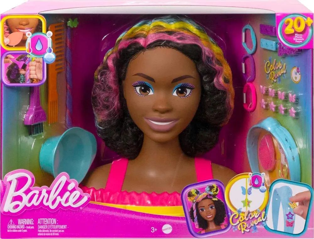 Кукла Barbie Styling Head with Color Reveal (HMD79)