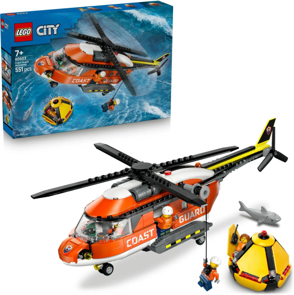 Конструктор LEGO City 60503 Вертолёт береговой охраны