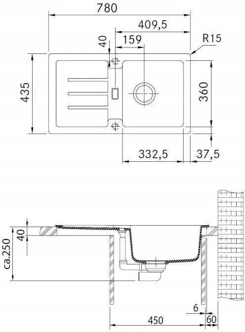 Кухонная раковина Franke Strada SAG 614-78 114.0320.329, оникс