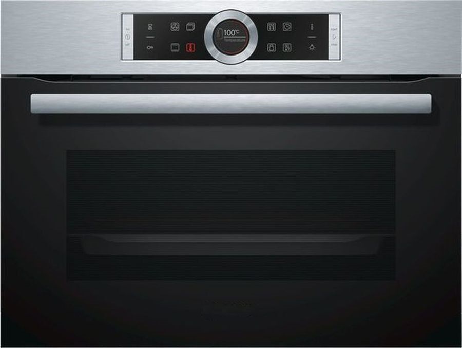 Электрический духовой шкаф Bosch CBG633NS3, серебристый