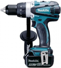Ударная дрель Makita MDDF458RTJ 18V LXT с АКБ 2x5,0 Ah и ЗУ