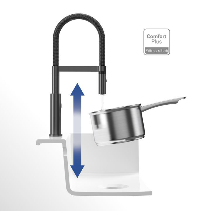 Смеситель для мойки Villeroy & Boch Steel Expert 2.0