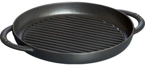Сковорода-гриль STAUB Pure, черная матовая 1203023