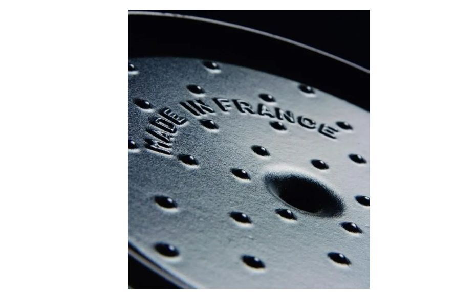 Чугунная овальная кастрюля Staub Cocotte 33 см, графитовая 405093240