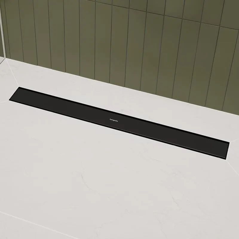 Линейный слив Hansgrohe Raindrain Go 56274670 матовый черный