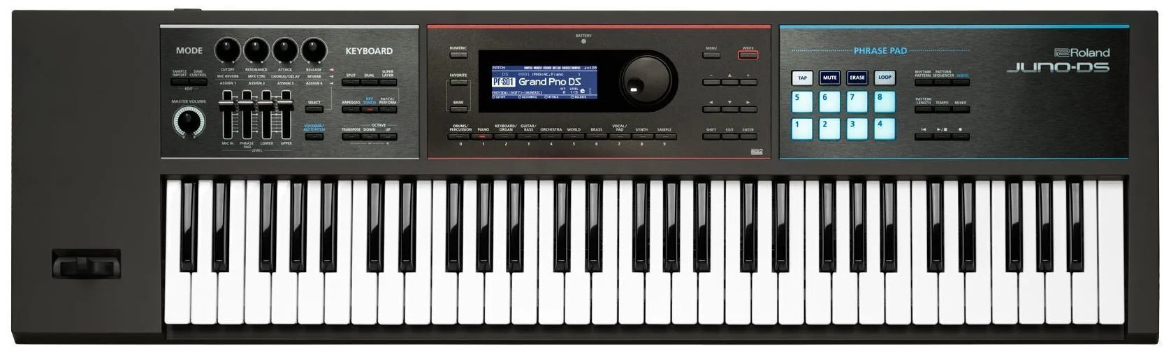 Синтезатор Roland JUNO-DS61 черный/белый